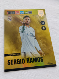 2019 Panini Adrenalyn FIFA 365 Sergio Ramos Top Master #7 Trading Card