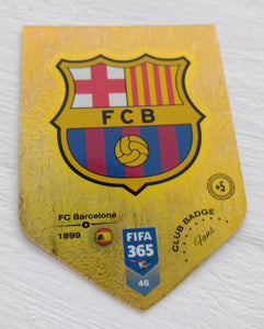 2019 Panini Adrenalyn FIFA 365 FC Barcelona #46 Club Badge Trading Card