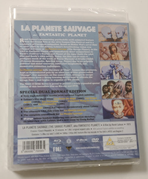 Masters of Cinema #6 - La Planete Sauvage (aka Fantastic Planet) Dual Format Edition Blu-Ray/DVD