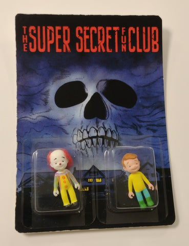 Super Secret Fun Club (#1/1) Pennywise & Georgie Custom Mini-Figure 2-Pack