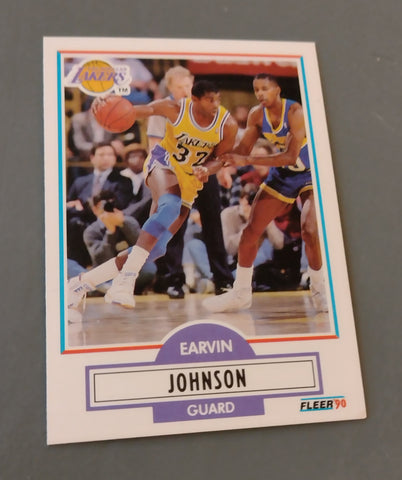 1990 Fleer Basketball Magic Johnson #93 Trading Card