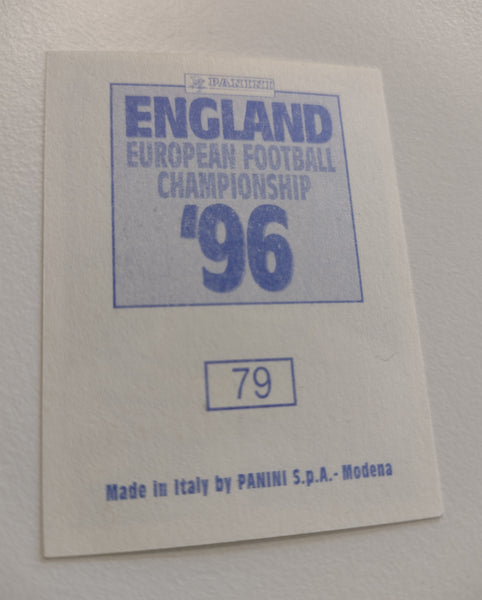 Panini England Euro '96 Danny Blind #79 SIGNED Sticker