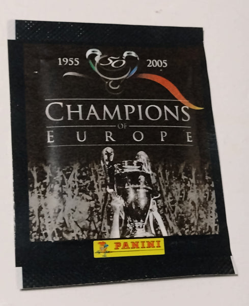 Panini Champions of Europe 1955-2005 (1) Sealed Sticker Pack