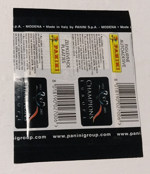 Panini Champions of Europe 1955-2005 (1) Sealed Sticker Pack