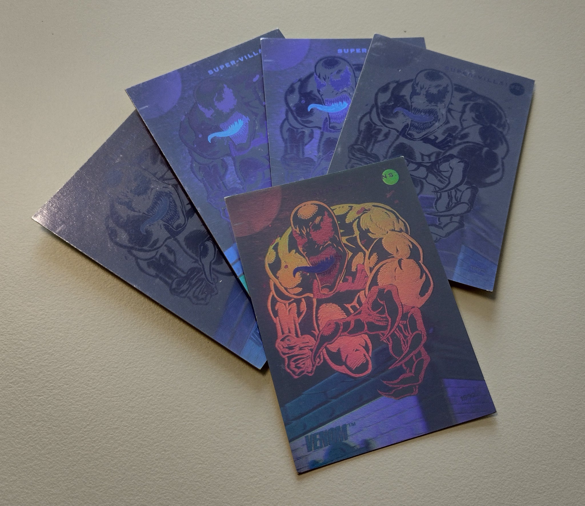 1992 Marvel Universe Series 3 Venom Hologram Promo Card – Rotterdam Comics