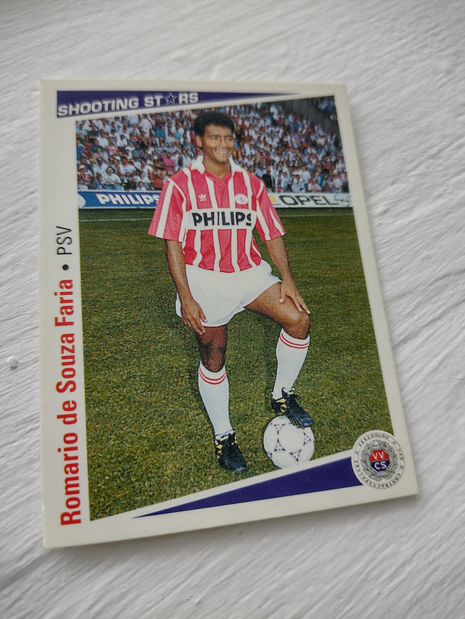 1991-92 Shooting Stars Romario de Souza Faria #123 Rookie Card