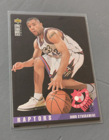 1995-96 Upper Deck Collectors Choice Damon Stoudamire #346 Rookie Card