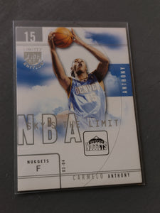2003-04 Fleer Skybox Limited Edition Sky's the Limit Carmelo Anthony #18 Rookie Card