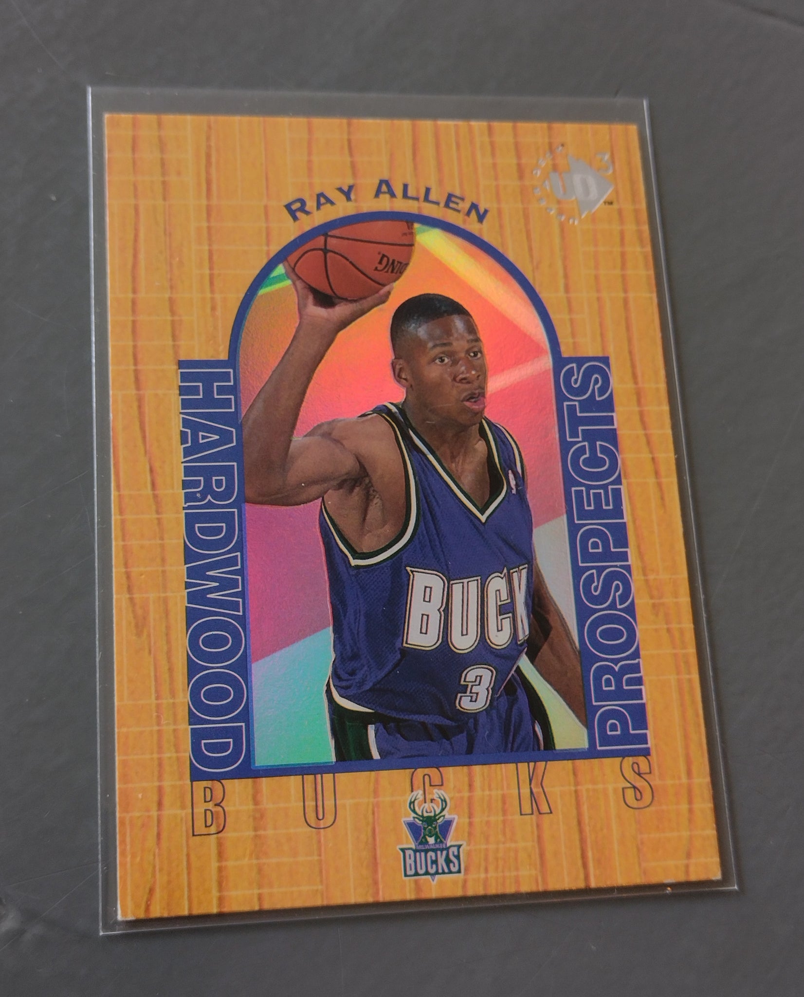 1996-97 Upper Deck UD3 Hardwood Prospects Ray Allen #5 Rookie Card