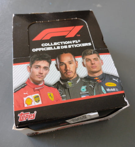2020-21 Topps F1 Formula One Stickers Box (30ct)