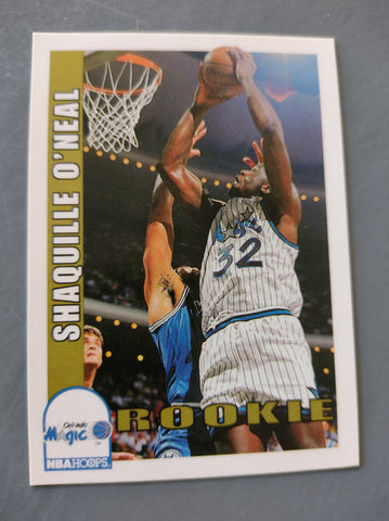 1992-93 NBA Hoops Shaquille O'Neal #442 Rookie Card