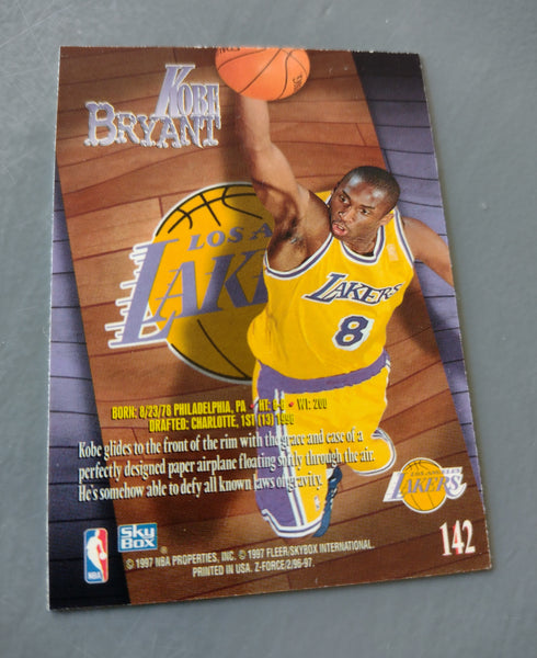 1996-97 Skybox Z Force Kobe Bryant #142 Rookie Card