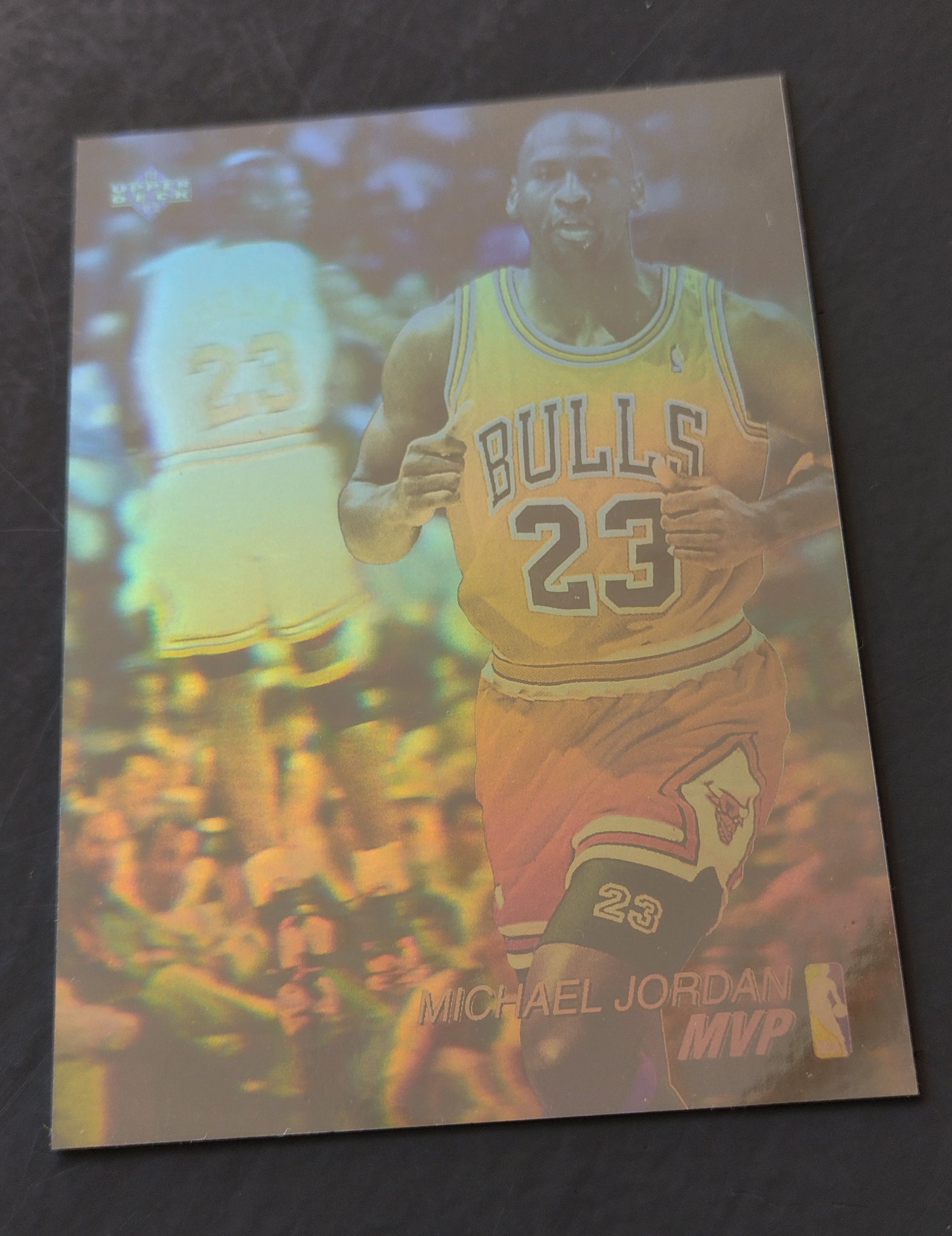 1991-92 Upper Deck Michael Jordan Award Winner #AW4 Hologram Trading C Rotterdam Comics 1991-92 Upper Deck Michael Jordan Award Winner #AW4 Hologram Trading C Rotterdam Comics