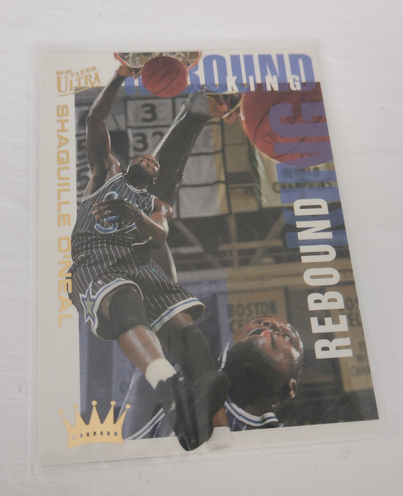 1994-95 Fleer Ultra Rebound Kings Shaquille O'Neal #7 Trading Card