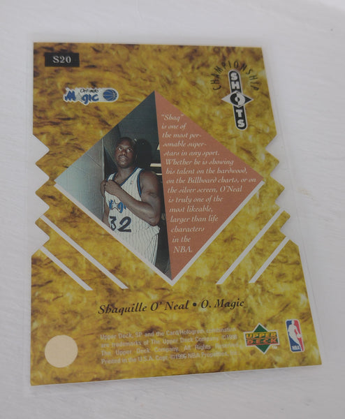 1995-96 Upper Deck SP Championship Shots Shaquille O'Neal #S20 Trading Card
