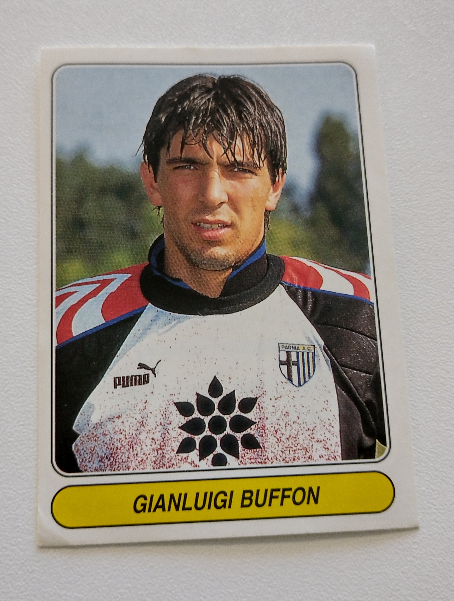 1997 Panini European Football Stars Gianluigi Buffon Sticker