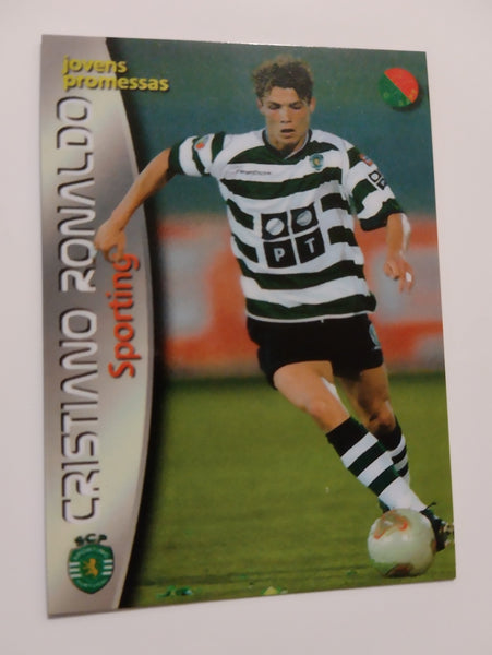 2003 Panini Mega Craques Cristiano Ronaldo #137 Facsimile Rookie Card