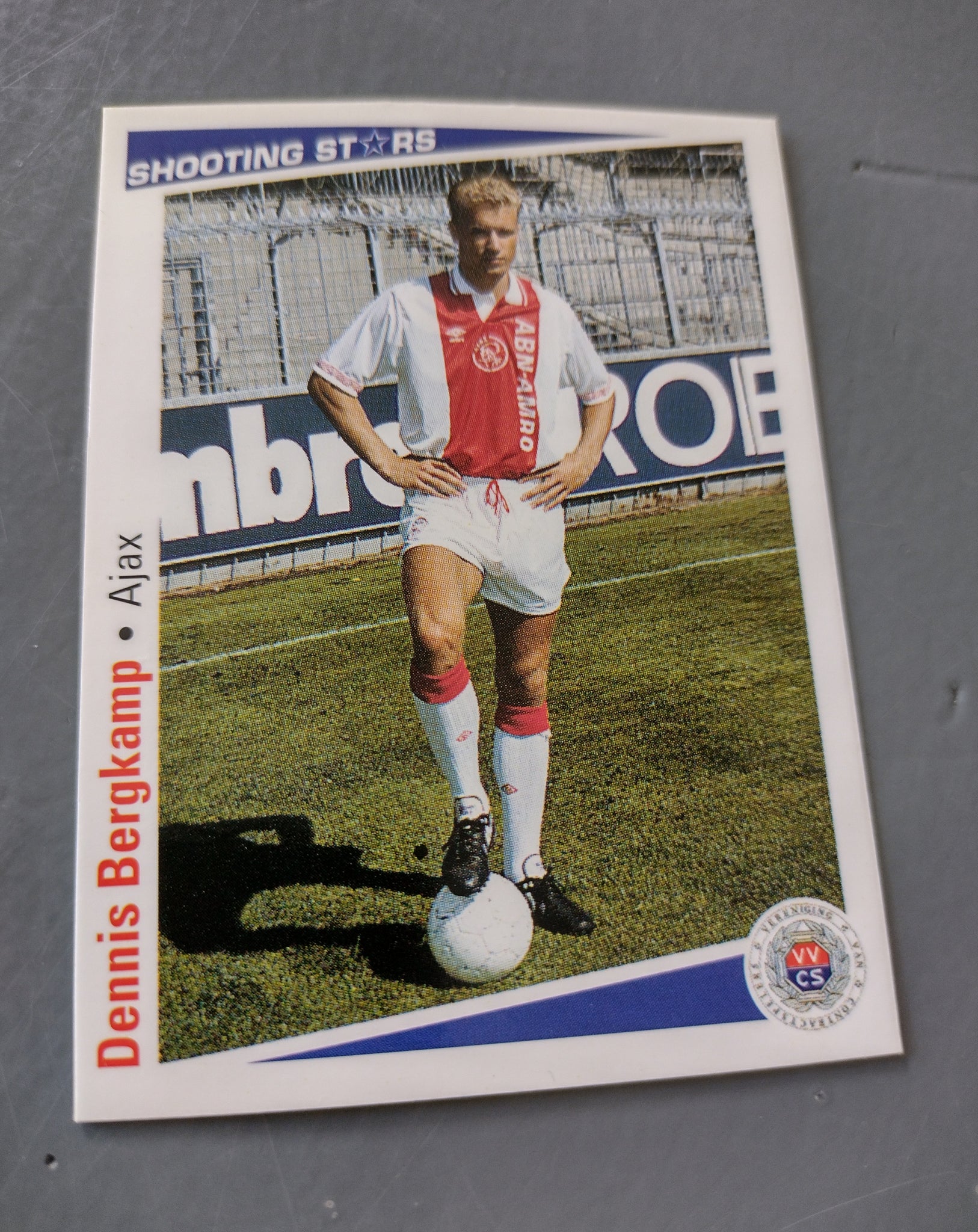 1991-92 Shooting Stars Dennis Bergkamp #13 Rookie Card