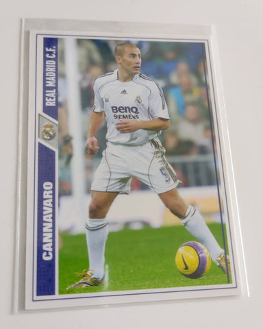 Las Fichas de La Liga 2008 Mundi Cromo Fabio Cannavaro #11 Trading Card