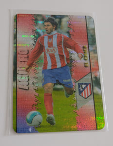 2008 Las Fichas de La Liga Mundicromo Kun Aguero #188 Refractor Trading Card