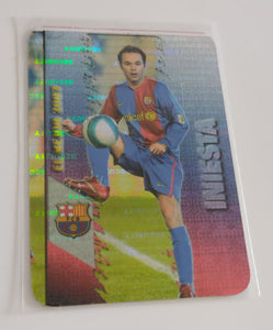 2008 Las Fichas de La Liga Mundicromo Andres Iniesta #54 Refractor Trading Card