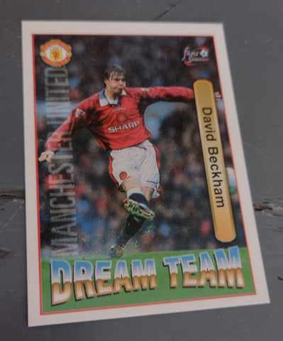 1997 Futera Fans Selection Manchester United David Beckham #71 Rookie Card