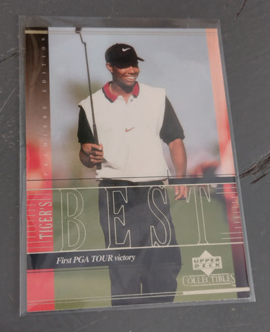 2001 Upper Deck Tiger Woods #TWC9 Rookie Card