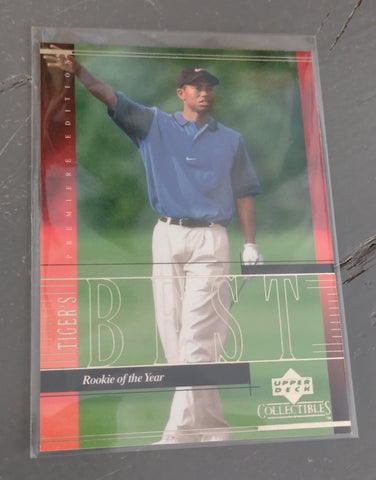 2001 Upper Deck Tiger Woods #TWC10 Rookie Card