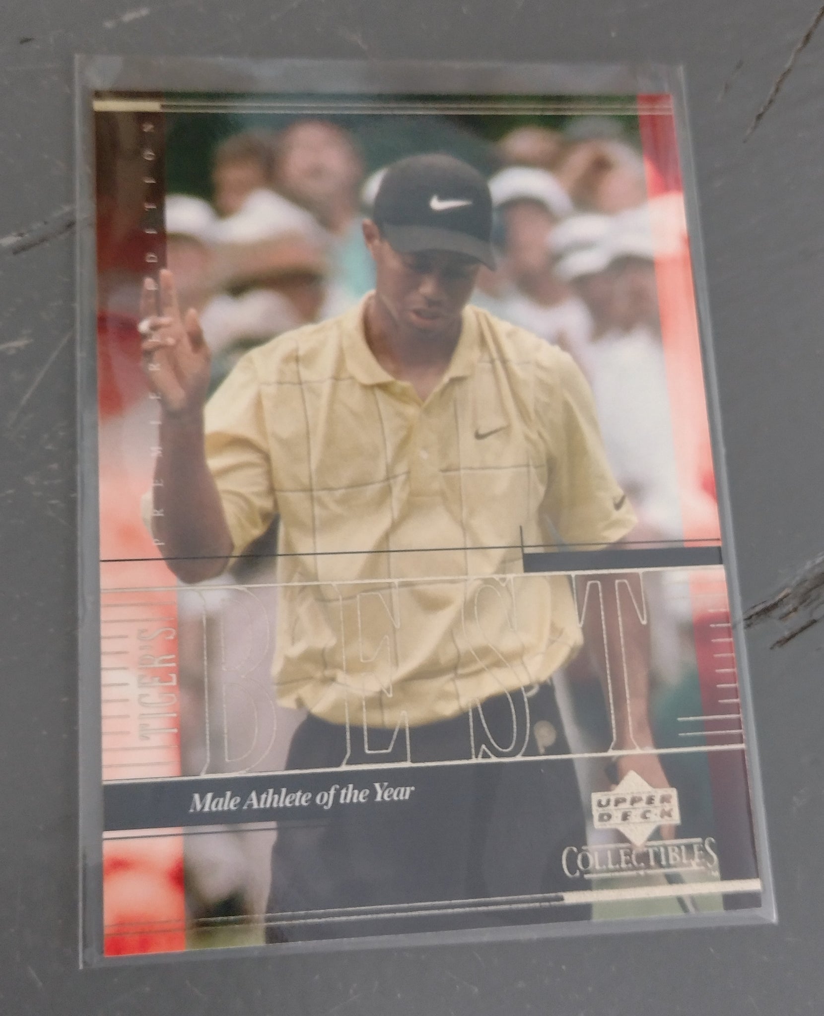 2001 Upper Deck Tiger Woods #TWC11 Rookie Card