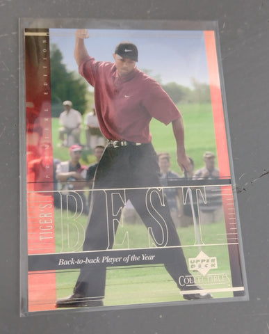 2001 Upper Deck Tiger Woods #TWC12 Rookie Card