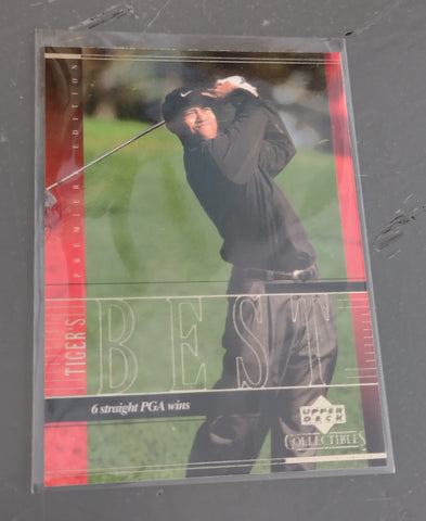 2001 Upper Deck Tiger Woods #TWC14 Rookie Card