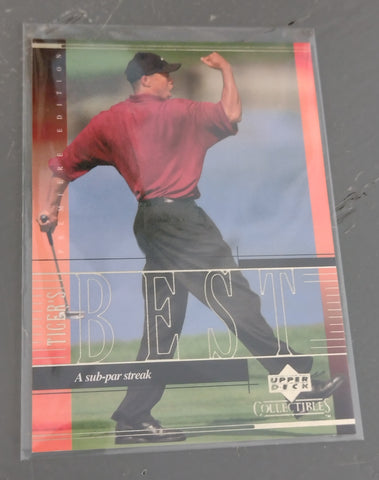 2001 Upper Deck Tiger Woods #TWC15 Rookie Card