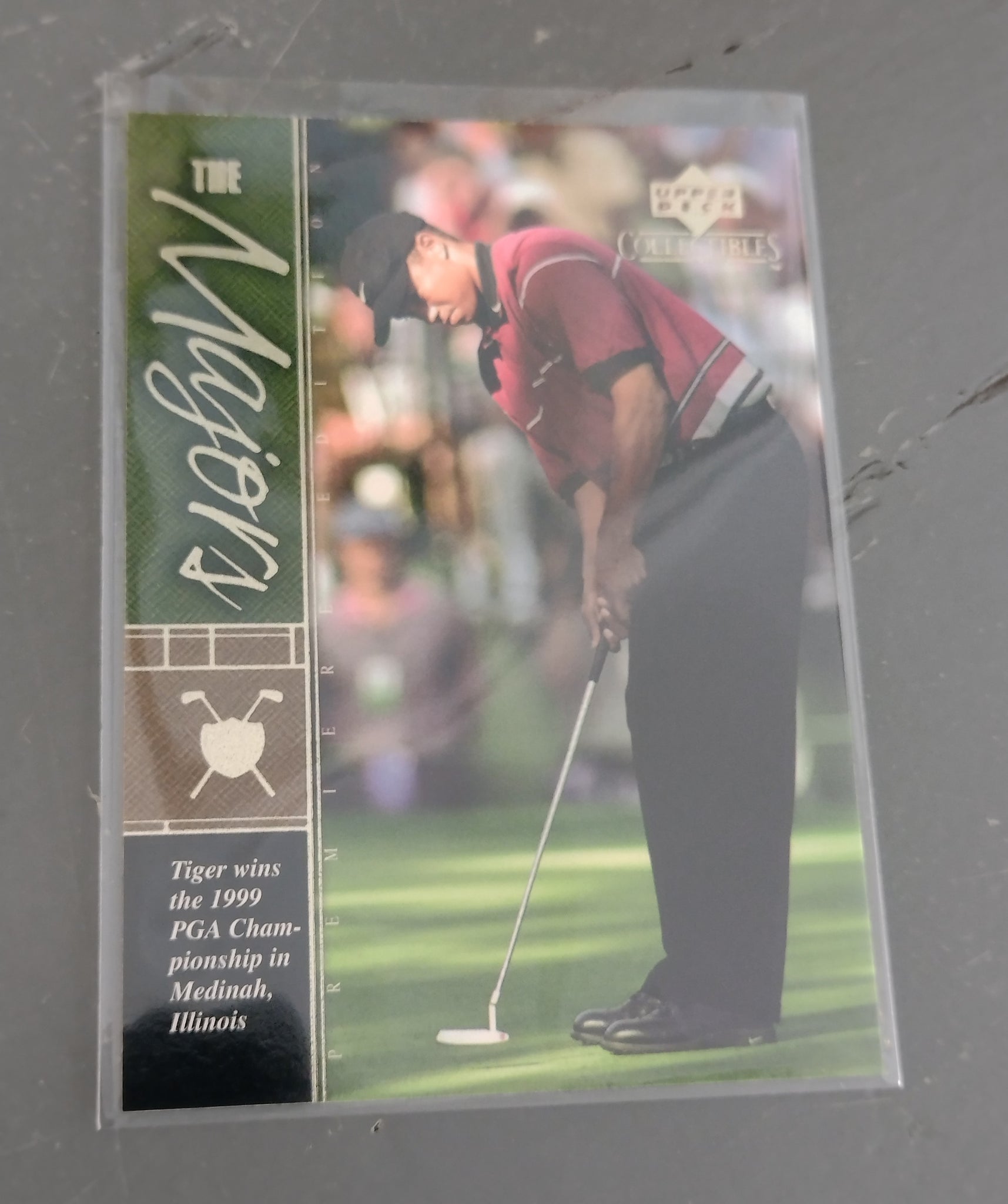 2001 Upper Deck Tiger Woods #TWC18 Rookie Card