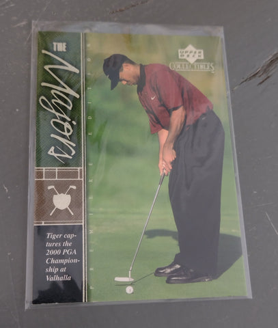 2001 Upper Deck Tiger Woods #TWC21 Rookie Card