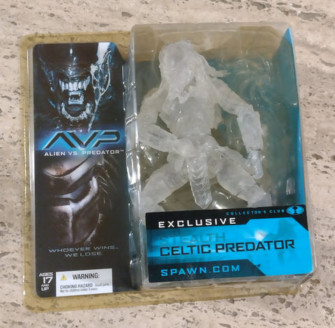 AvP Alien vs Predator Stealth Celtic Predator Exclusive Action Figure