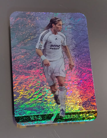 2008 Las Fichas de La Liga Mundicromo Sergio Ramos #541 Refractor Trading Card