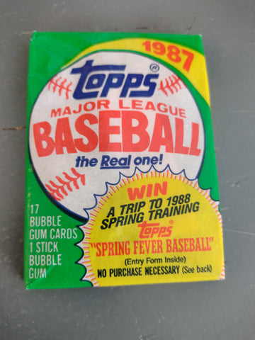 1987 Topps Major League Baseball Wax Pack