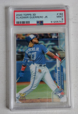 2020 Topps 3D Vladimir Guerrero Jr. #182 PSA 9 Trading Card