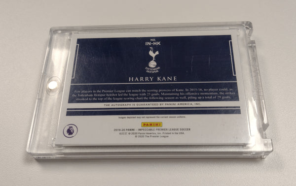 2019-20 Panini Impeccable Premier League Soccer Harry Kane Autograph Trading Card /99
