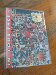 1992-93 Upper Deck Michael Jordan #453 (He's Back) Trading Card