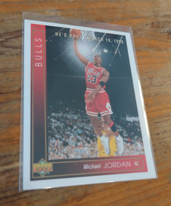 1993-94 Upper Deck Michael Jordan #23 (He's Back) Trading Card