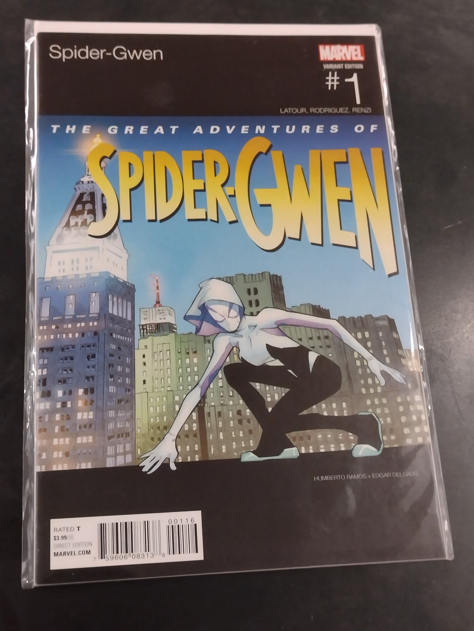 Spider-Gwen Vol.2 #1 NM- Humberto Ramos Hip Hop Variant