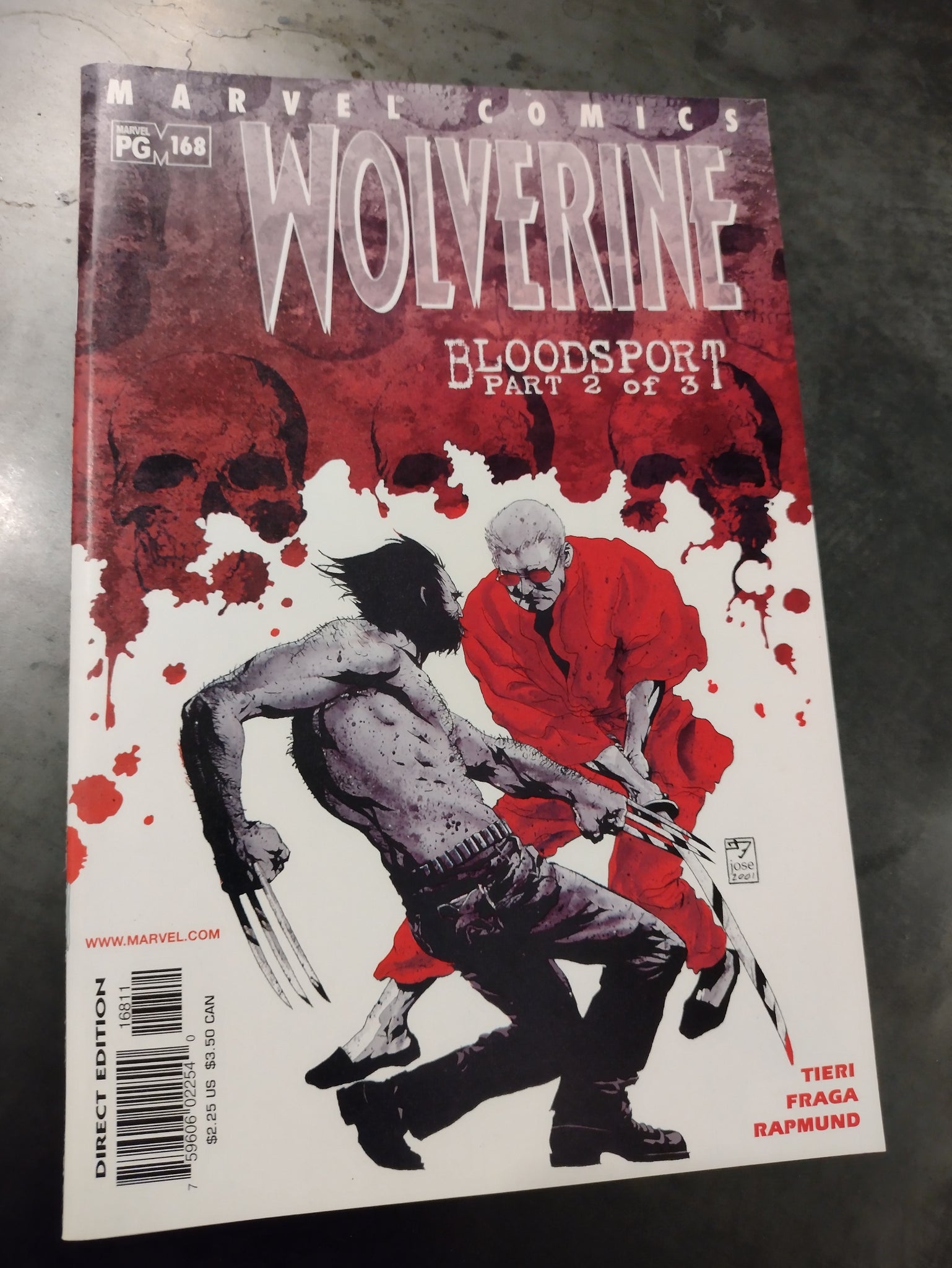 Wolverine #168 NM-