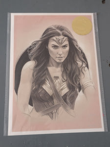 Wonder Woman Gal Gadot - Ruiz Burgos Limited Edition Print