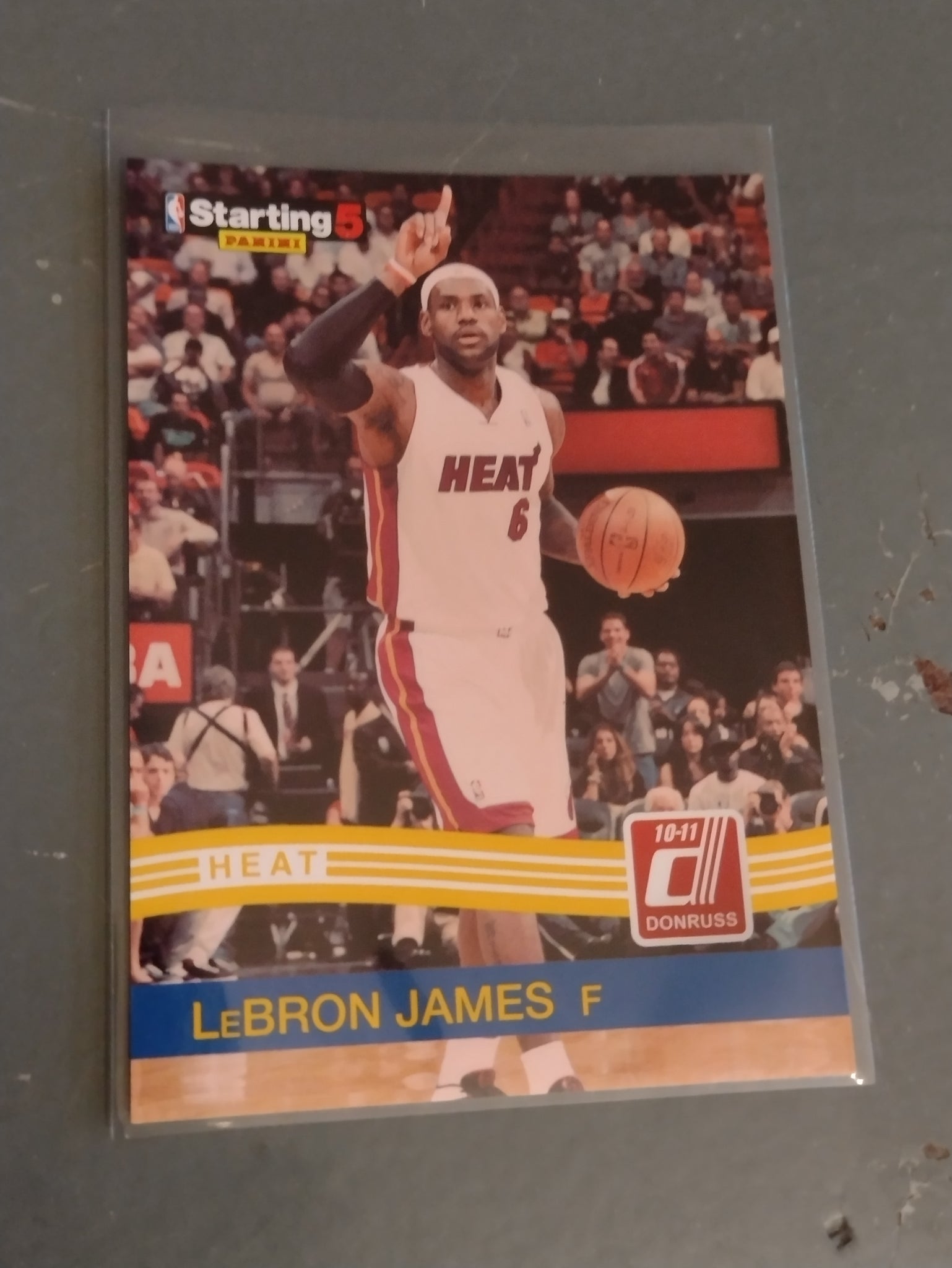 2010-11 Panini Donruss Starting 5 Lebron James #LJ Trading Card