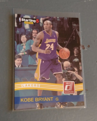 2010-11 Panini Donruss Starting 5 Kobe Bryant #KB Trading Card