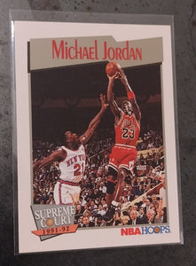 1991-92 NBA Hoops Michael Jordan #455 Trading Card