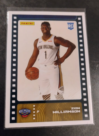 2019-20 Panini Stickers & Card Collection Zion Williamson #1 Rookie Card