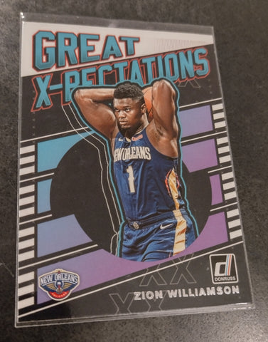2019-20 Panini Donruss Zion Williamson #7 Rookie Card