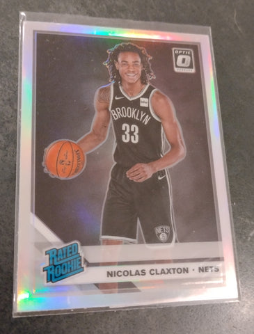 2019-20 Panini Donruss Optic Nic Claxton #171 Silver Parallel Rookie Card